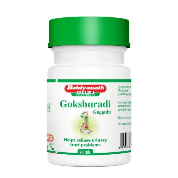 BAIDYANATH  Gokshuradi Guggulu - Baidyanath - 80Tablet