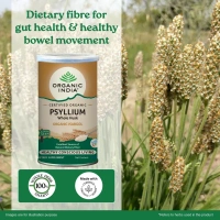 ORGANIC INDIA Psylium Husk  - Organic - 100g