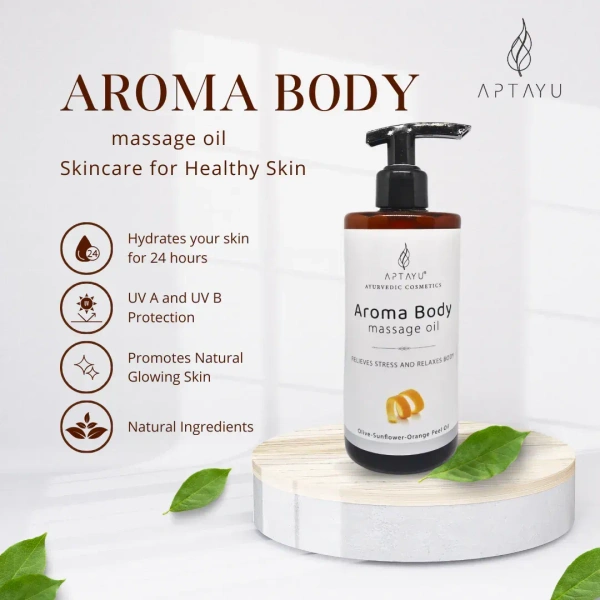 APTAYU Aroma Body Massage Oil - Aptayu - 300Ml