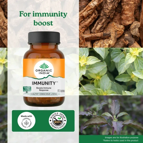 ORGANIC INDIA Immunity Capsule - Organic - 60Capsule