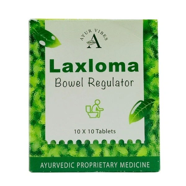 AYUR VIBES Laxloma Tablets - Ayur Vibes - 10Tablet