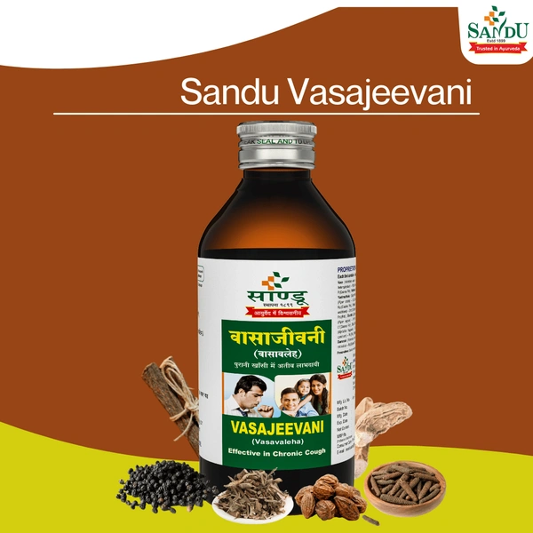 SANDU BROTHERS Vasajeevani Syrup - Sandu  - 200Ml