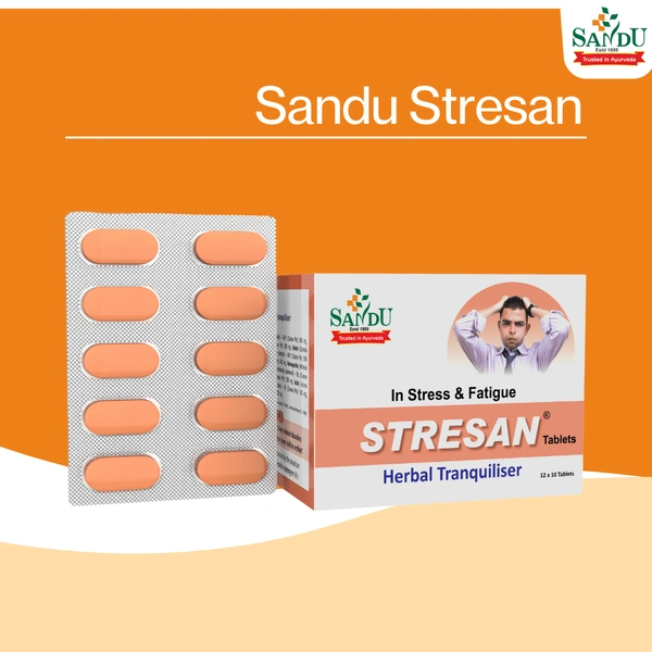 SANDU BROTHERS Stresan Tablet - Sandu  - 10 Tablets