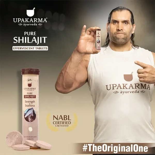 MANKIND PHARMA Pure Shilajit Effervescent - Upkarma - 20Tablets