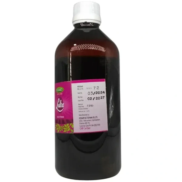KESAR Lodhra Syrup - Kesar - 400ml