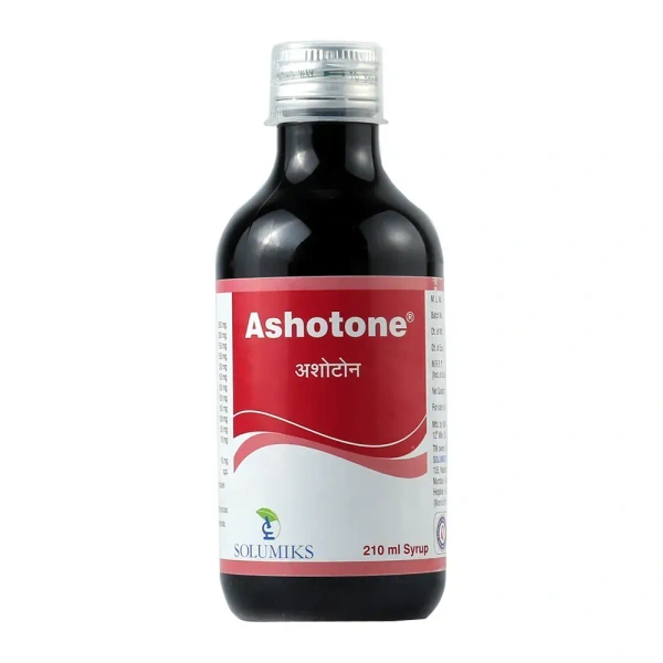 SOLUMIKS HERBACEUTICALS Ashotone Syrup - Solumik - 210Ml
