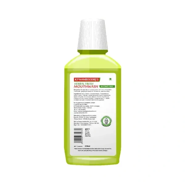 K.P.NAMBOORDIRI  Herbal Fresh Mouthwash - K.P.Namboodari'S - 100ml