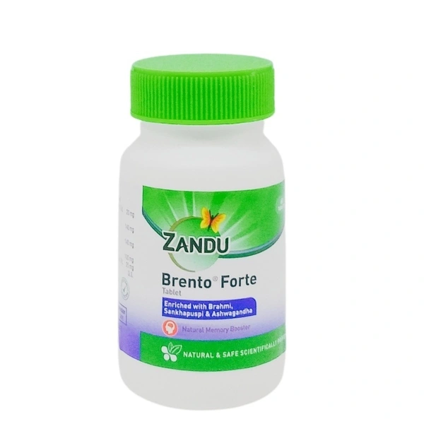 ZANDU  Brento Forte Tablet - Zandu  - 60Tablet