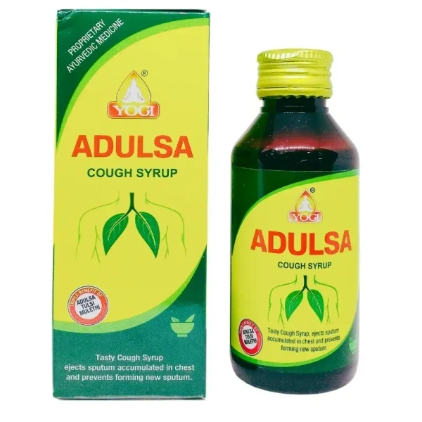 YOGI AYURVEDIC PRODUCT Adulsa Cough Syrup - Yogi  - 100Ml