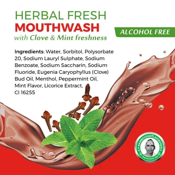 K.P.NAMBOORDIRI  Mouth Wash - K.P.Namboodirisi - 250gm