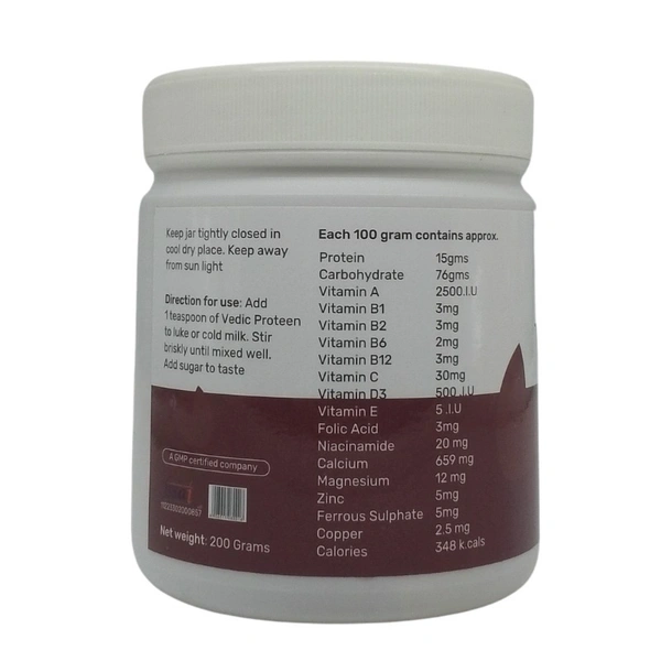 VEDIC BIO LABS PVT L Proteen-Cho - Vedic  - 200Gm