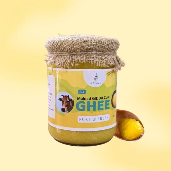 APTAYU A2 Malnad Gidda Cow Ghee - Aptayu - 500Ml