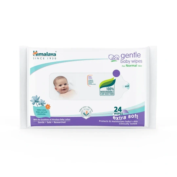 HIMALAYA DRUGS Gentle baby wipes - Himalaya - 12s