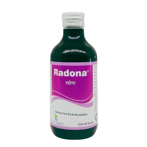 SOLUMIKS HERBACEUTICALS Radona Syrup - Solumik - 210Ml