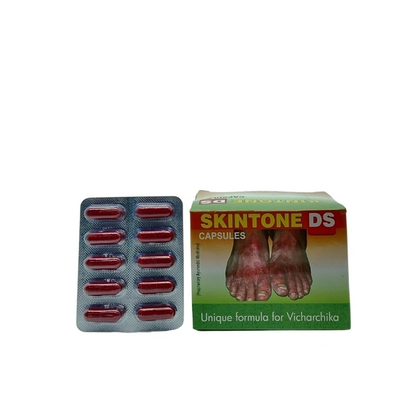SHREE AYURVEDIC PHARMACEUTICALS Skintone Ds Capsule - Shree  - 10 Capsules