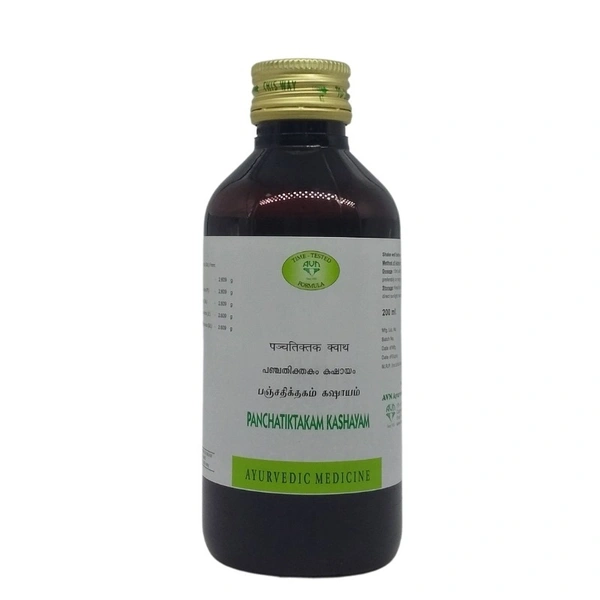 AVN AYURVEDA FORMULA Panchatiktakam Kashaya 200Ml-Avn Ayu - 200Ml