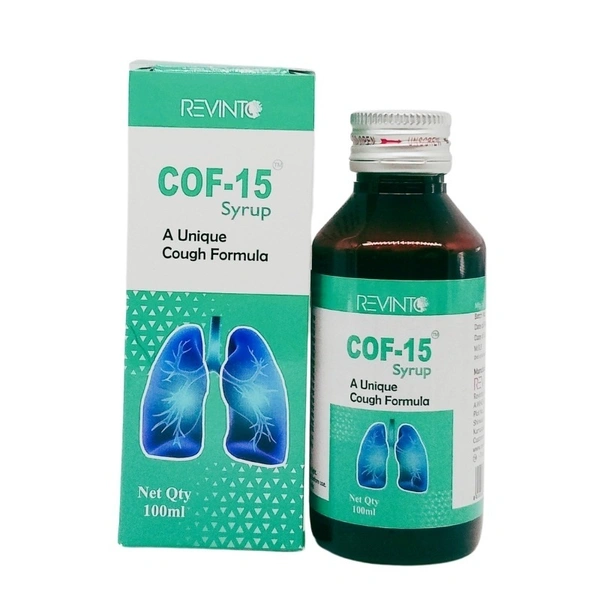 REVINTO LIFE SCIENCE Cof -15 Cough Syrup - Revinto - 100ml