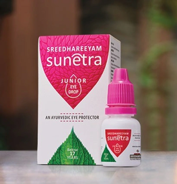 SREEDHAREEYAM Sunetra Junio Eye Drop - Sreedhareeyam - 10Ml