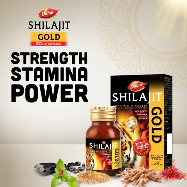 DABUR INDIA LIMITED Shilajit Cap(Gold) - Dabur  - 10Capsule