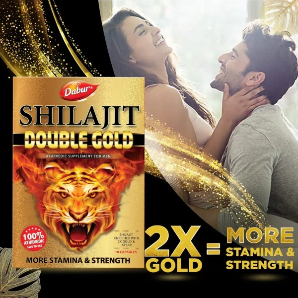 DABUR INDIA LIMITED Shilajit Double Gold - Dabur - 10Capsule