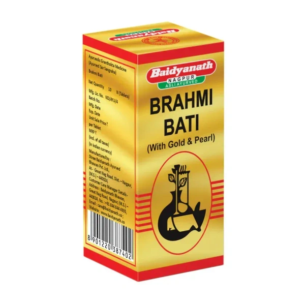 BAIDYANATH  Brahmi Bati(Gold) - Baidyanath - 10Tablet