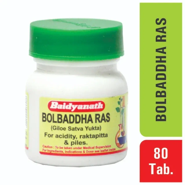 BAIDYANATH  Bolbaddha Ras - Baidyanath - 80Tablet