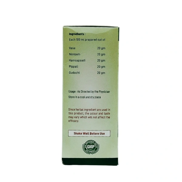 MALABAR AYURVEDA ASH Hamsapadiadi Kashayam - Malabar - 200ml