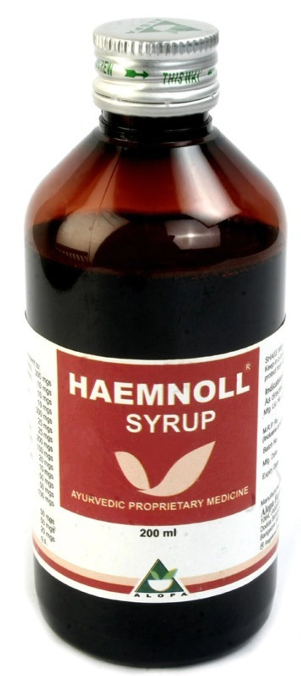 ALOPA HERBAL HEALTHCARE Haemnoll Syrup - Alopa Health - 200Ml