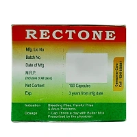SHREE AYURVEDIC PHARMACEUTICALS Rectone Capsule - Shree  - 100 Capsules