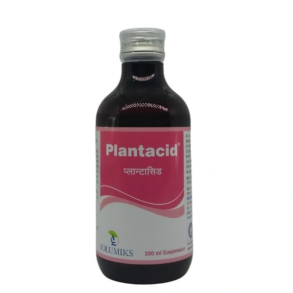 SOLUMIKS HERBACEUTICALS Plantacid Syrup - Solumik - 200Ml
