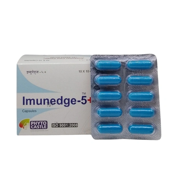PHYTO CASTLE Imunedge-5 Capsule - Phyto  - 100 Capsules