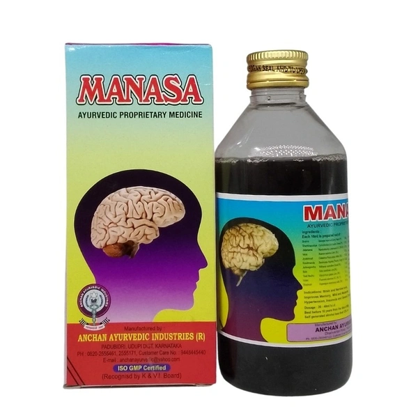 ANCHAN AYURVEDICS Manasa Syrup - Anchan - 200Ml