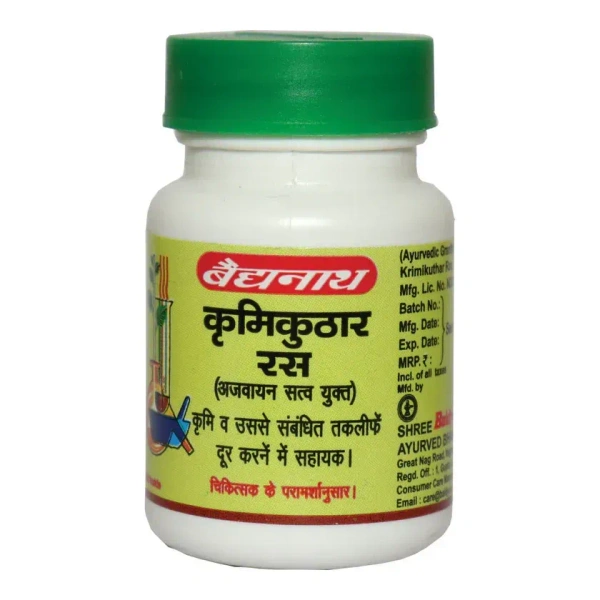 BAIDYANATH  Krimikuthar Ras - Baidyanath - 80Tablet