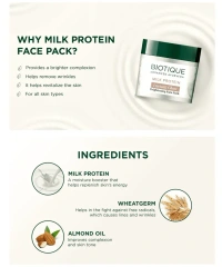 BIOTIQUE Milk Protein Face Pack - Biotique - 50gm