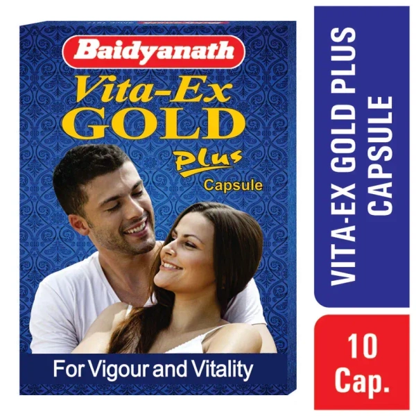 BAIDYANATH Vita Ex Gold Plus Capsule - Baidyanath - 10Capsule