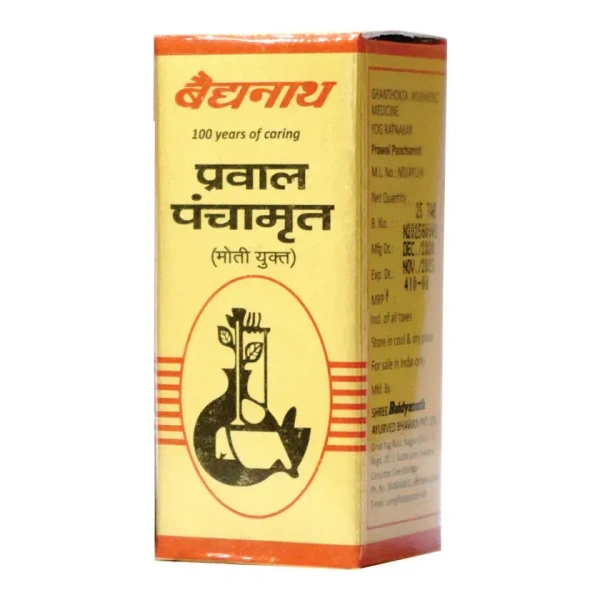 BAIDYANATH  Prawal Panchamrita Ras(Moti Yukt) - Baidyanath - 25Tablet