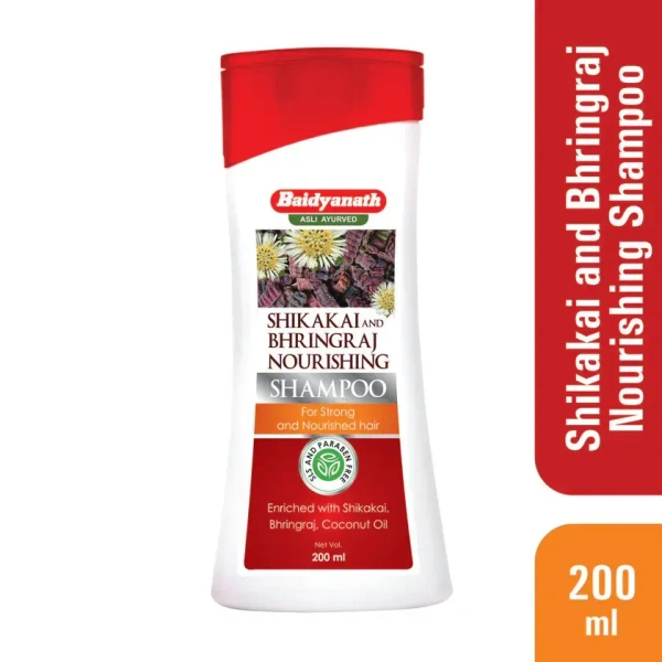 BAIDYANATH  Shikakai  & Bhringraj Shampoo - Baidyanath - 200Ml