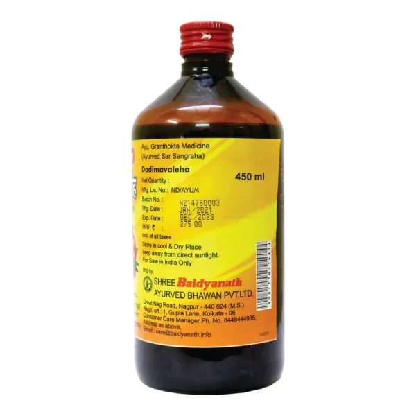 BAIDYANATH  Dadimavaleha - Baidyanath - 450Ml