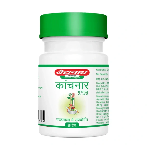 BAIDYANATH  Kanchanar Guggulu - Baidyanath - 80Tablet