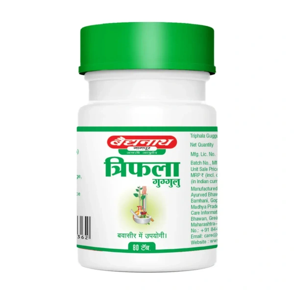 BAIDYANATH  Triphala Guggulu - Baidyanath - 80Tablet