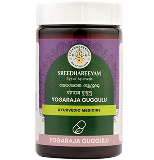 SREEDHAREEYAM Yogaraja Guggulu - Sreedhareeyam - 60 Tablets
