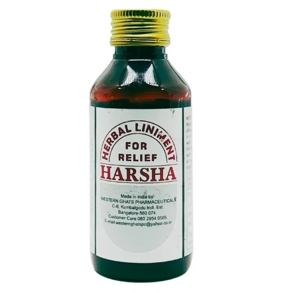 WESTERN GHATS PHARMACEUTICALS Harsha Oil - Western - 50Ml