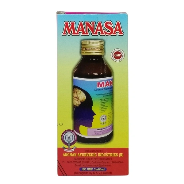 ANCHAN AYURVEDICS Manasa Syrup - Anchan - 200Ml