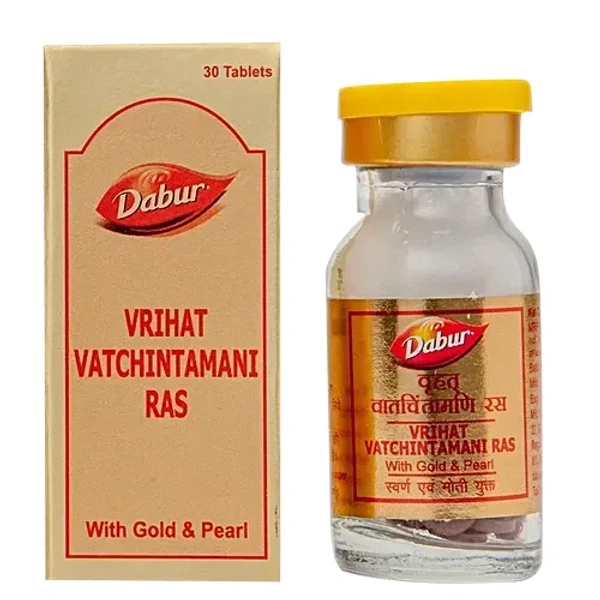 DABUR INDIA LIMITED Vrihat Vatchiniamani Ras(Gold) - Dabur  - 30Tablet