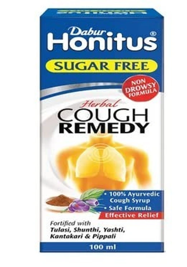 DABUR INDIA LIMITED Honitus Cough Remedy Sugar Free  - Dabur - 120ml