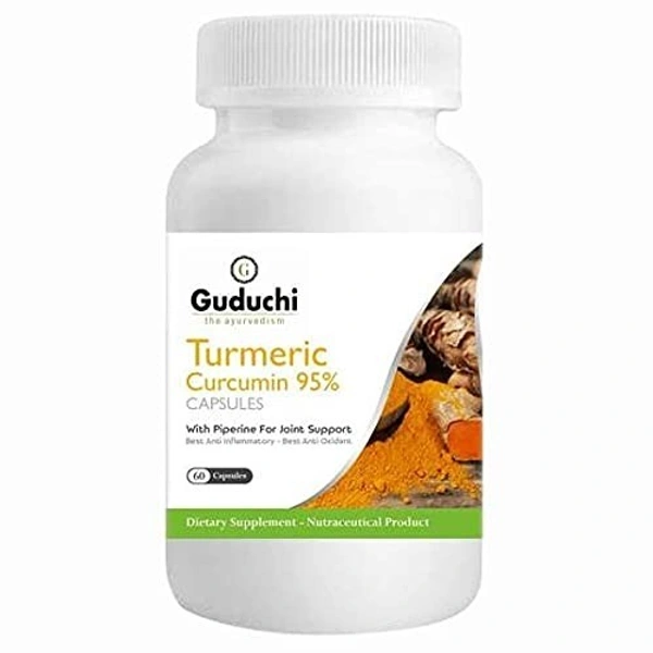GUDUCHI THE AYURVEDI Turmeric Curcumin 95%Capsules - Guduchi - 60Capsules