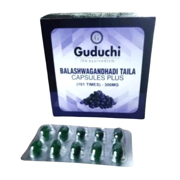 GUDUCHI THE AYURVEDI Balashwagandha Taila 101 Capsules Plus Guduchi - 10Tablet