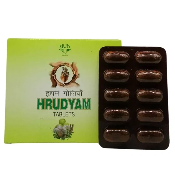 AVN AYURVEDA FORMULA Hrudayam Tablet - Avn Ayurveda - 100Tablet