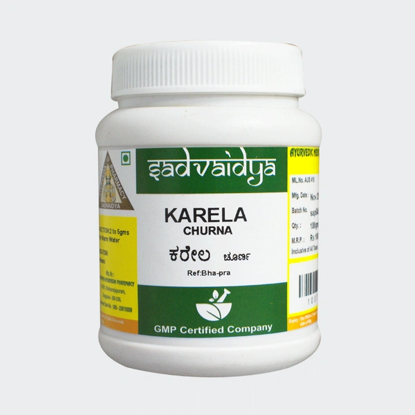 SADVAIDYASALA PRIVATE Karela Churna - Sadvaidya - 100gm