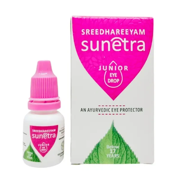 SREEDHAREEYAM Sunetra Junio Eye Drop - Sreedhareeyam - 10Ml